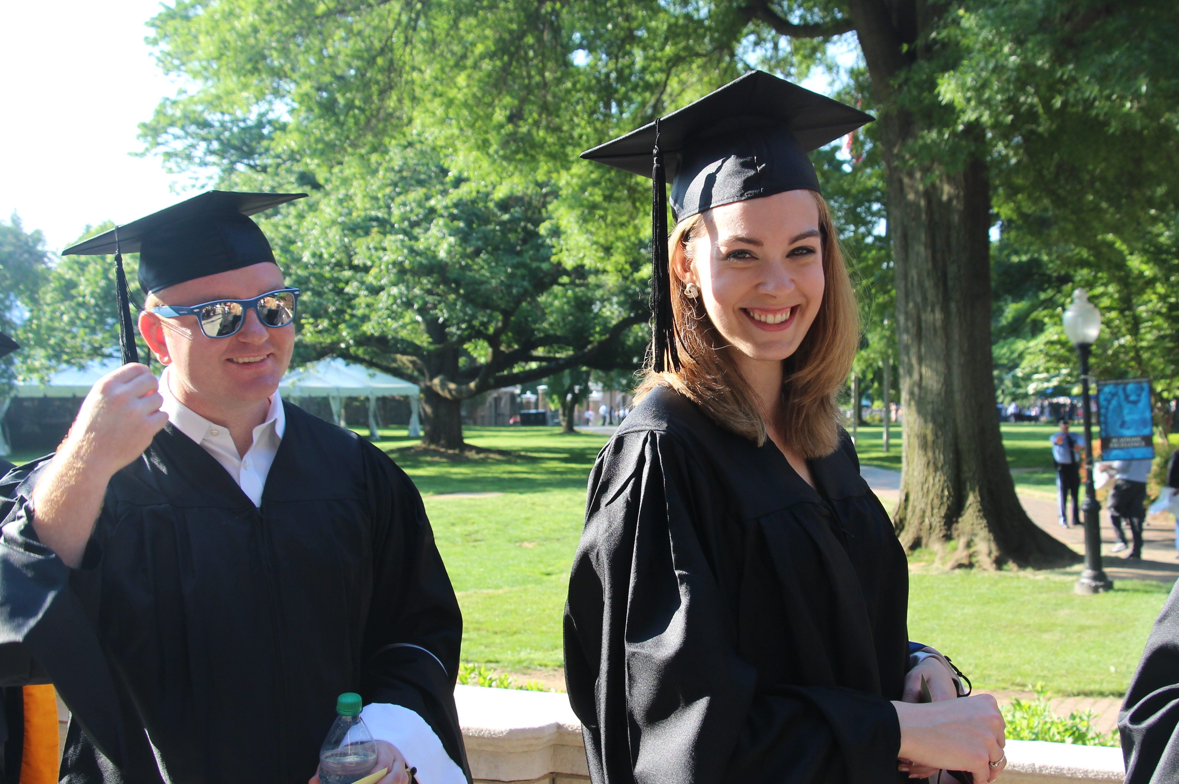 An SSP graduate at Commencement