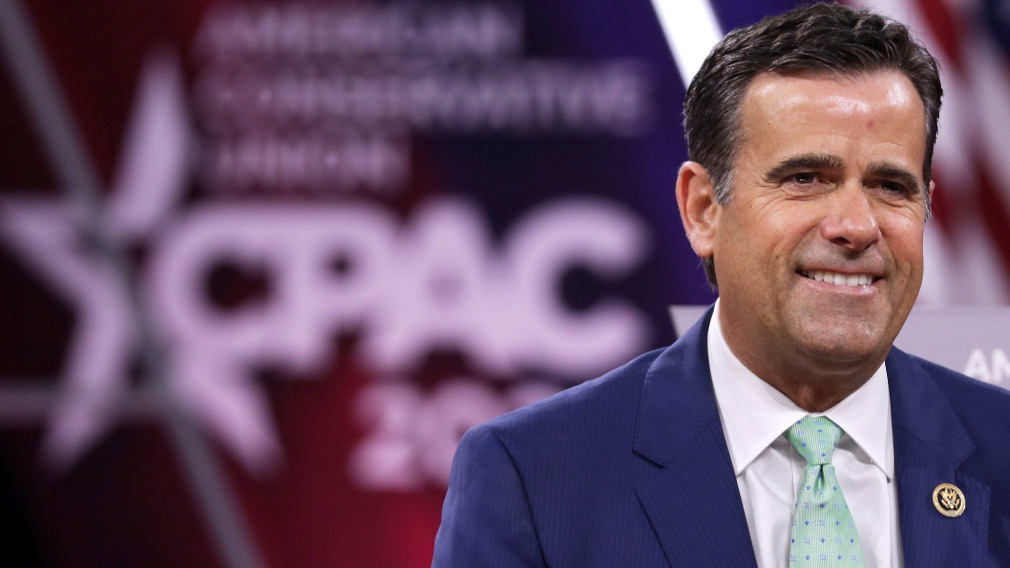A photo of Congressman John Ratcliffe at the 2020 the annual Conservative Political Action Conference (CPAC)