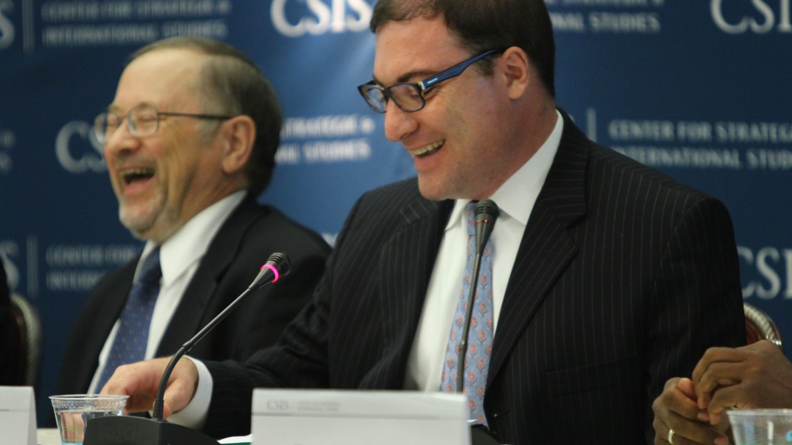 Sean McFate sits on a panel at CSIS