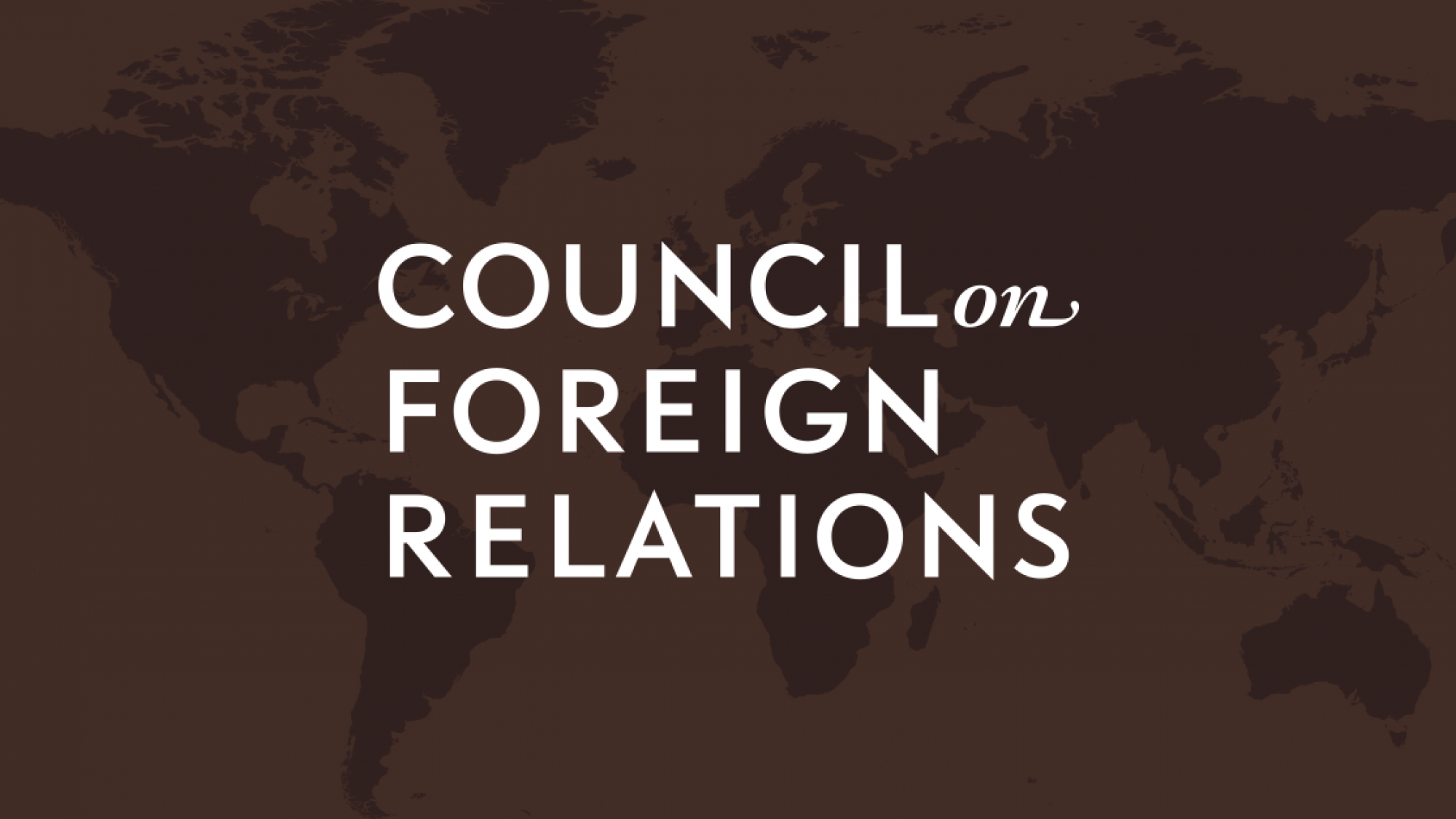 Logo for the Council on Foreign Relations