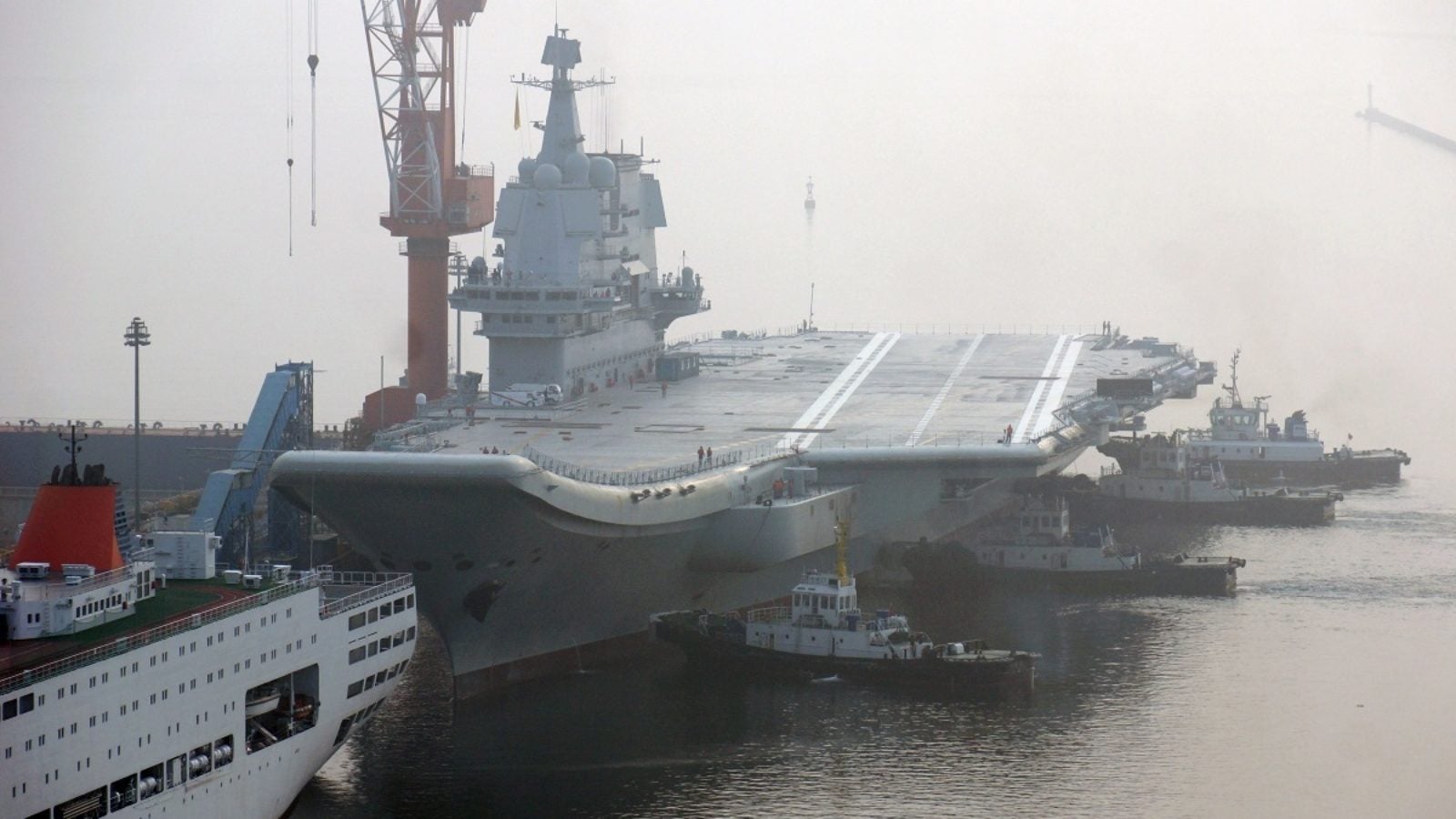 China&#039;s first home-built aircraft carrier