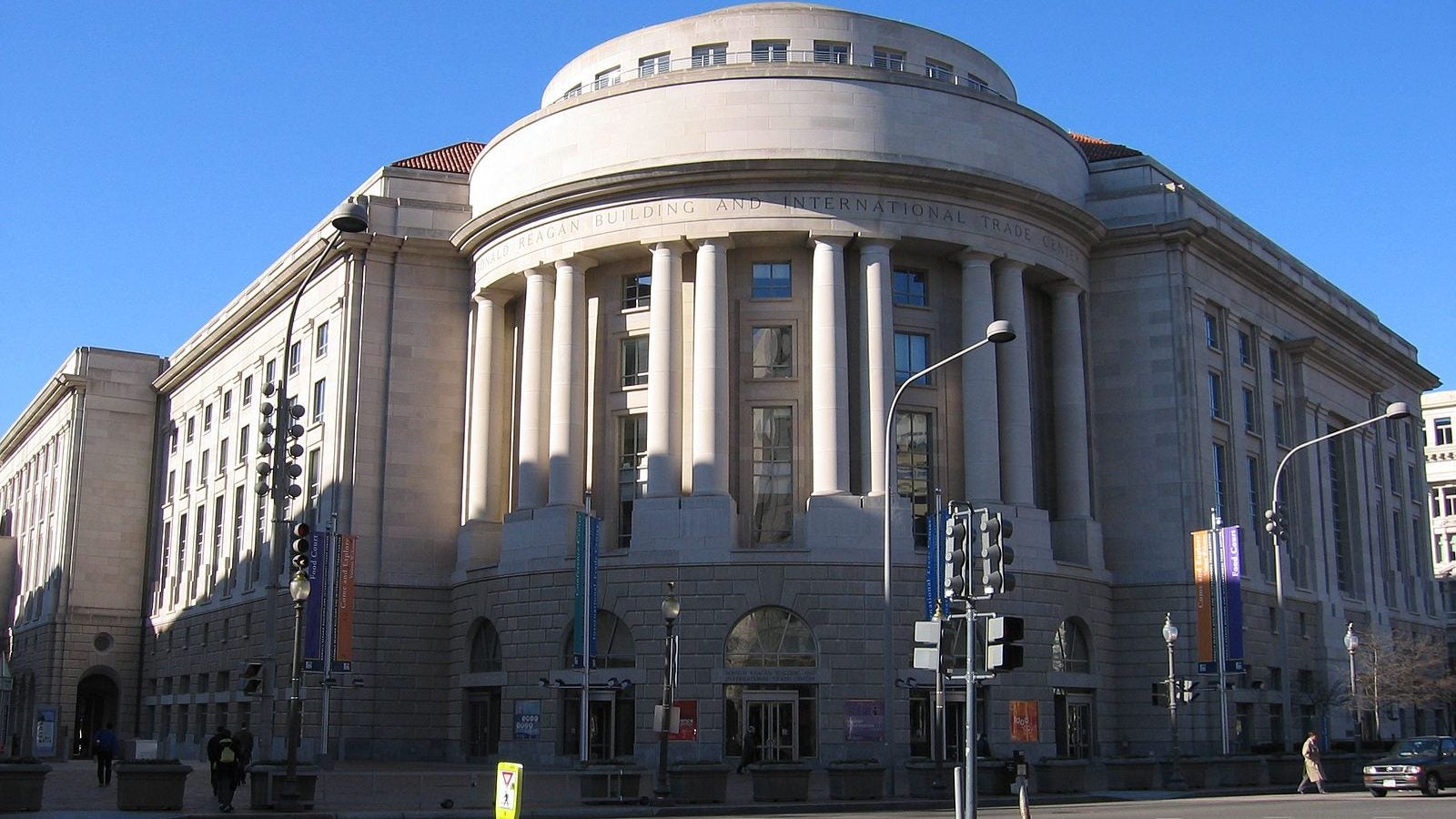 A photo of the Ronald Reagan Building and international Trade Center
