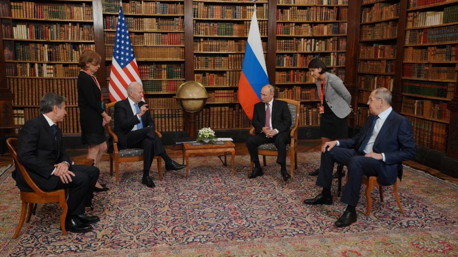 Joe Biden meets with Vladimir Putin
